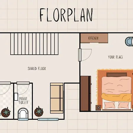 公寓 Mit Balkon Am Bergpark 卡塞尔