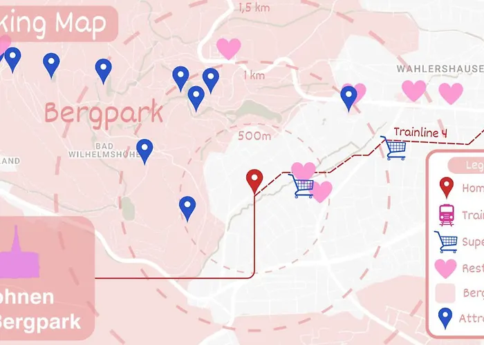 Mit Balkon Am Bergpark Lejlighed Kassel