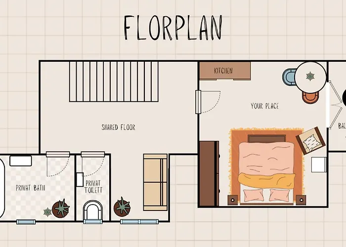 Apartment Mit Balkon Am Bergpark Kassel